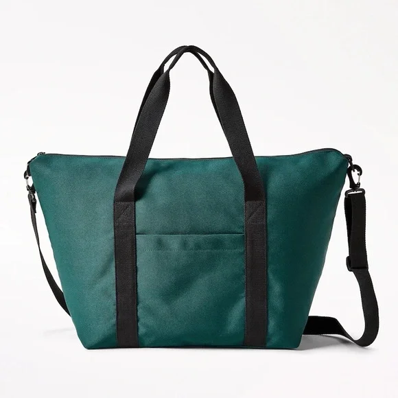 Coach Men's Duffel Bag in Dark Green and Black - Picture 2 of 5
